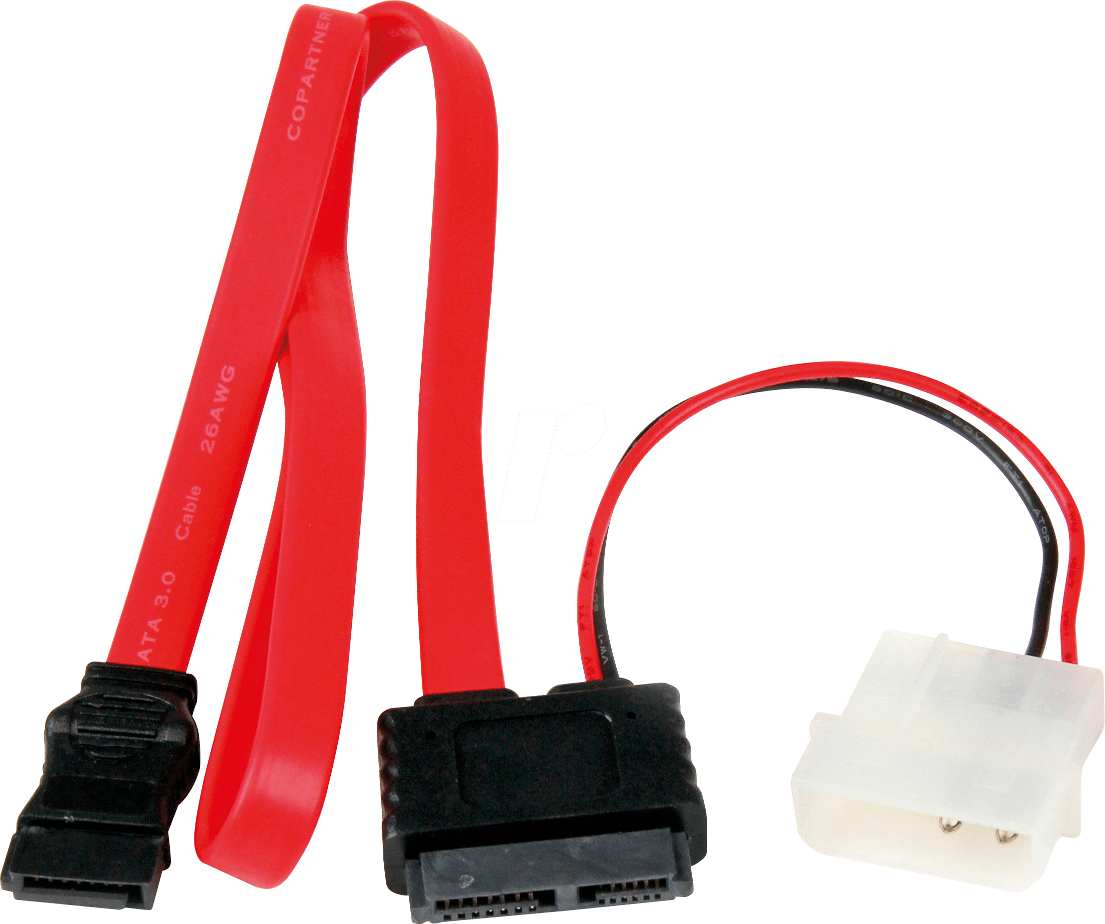 ST SLSATAF36 Cable Slim SATA Fe SATA Fe LP4 Ma 90 Cm Red At