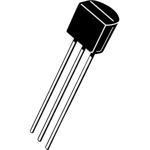 RND BC549C: Bipolartransistor, NPN, 30V, 0,1A, 0,5W, TO-92 ...