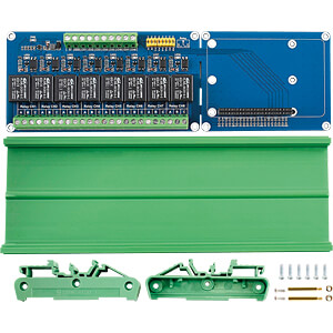 FREI Raspberry Pi - relay module, 8 channel, DIN rail, HLS8L-DC5V-S-C ...