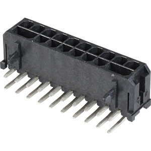 MH 2X10 THT90: Micro-Hi Connector 2x10 poles 90° THT at reichelt elektronik