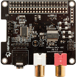 RPI HB DAC+ ADC: Raspberry Pi Shield - HiFiBerry DAC+ ADC at reichelt ...