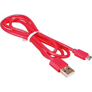 RPI USB-B/A 1 RD - Raspberry Pi - Micro-USB (m) auf USB Typ A (m)