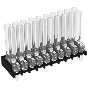 Lichtleiter, SMD, 1x2-fach 30mm, ø 2mm, stehend MENTOR 12.967.112 Lichtleiter, SMD, 1x2-fach 30mm, ø 2mm, stehend MENTOR 12.967.112