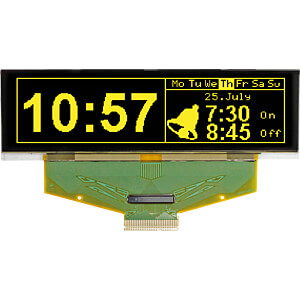 Ea W256064 Xalg Graphic Oled 3 12 Inch 88x28mm 256x64 Dot Yellow At Reichelt Elektronik