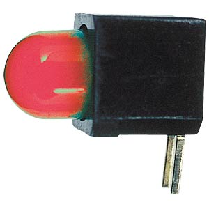 Led-Kunststoffblock mit 3mm LED, grün FREI Led-Kunststoffblock mit 3mm LED, grün FREI