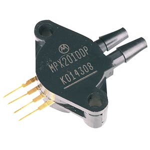 Drucksensor, 0 ... 50 kPa, 0,8 mV/kPa FREESCALE MPX 2050DP Drucksensor, 0 ... 50 kPa, 0,8 mV/kPa FREESCALE MPX 2050DP
