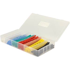 DELOCK 86264: Heat-shrink tubing assortment, 2:1, 10 cm, 100 pieces at ...