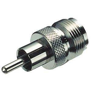 HF-Adapter, UHF-Buchse / Cinch-Stecker FREI HF-Adapter, UHF-Buchse / Cinch-Stecker FREI