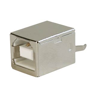 USB-Einbaubuchse, Serie B, gerade, 180°-Vers. FREI USB-Einbaubuchse, Serie B, gerade, 180°-Vers. FREI