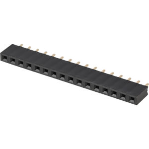 5 Stück 1x40P Buchsenleiste 2,54 Mm – Einreihige IC-Sockel-Leiste Für PCB, 40 Pins, 3A, Zinn
