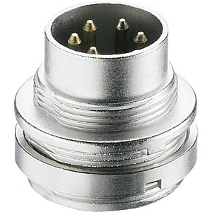 Einbaustecker, Frontmontage, IP40, 5-polig LUMBERG 19942 Einbaustecker, Frontmontage, IP40, 5-polig LUMBERG 19942