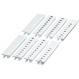 Beschriftungsstreifen 11-20 für 5,2mm Klemmen PHOENIX-CONTACT 1050017:0011 Beschriftungsstreifen 11-20 für 5,2mm Klemmen PHOENIX-CONTACT 1050017:0011