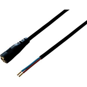 BKL 075183 - DC-Kabel Kupplung 2,1/5,5mm sw 0,5m BKL 075183 - DC-Kabel Kupplung 2,1/5,5mm sw 0,5m
