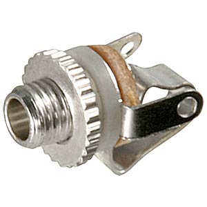 Klinkeneinbaubuchse, 2,5 mm, Mono, 2-pol FREI Klinkeneinbaubuchse, 2,5 mm, Mono, 2-pol FREI