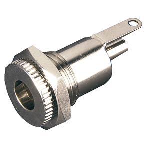 Einbaubuchse Zentraleinbau, Ø außen: 5,6 mm, Ø innen: 2,1 mm FREI Einbaubuchse Zentraleinbau, Ø außen: 5,6 mm, Ø innen: 2,1 mm FREI