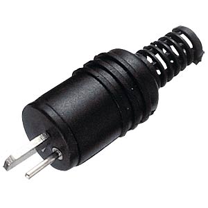 Lautsprecher-Stecker, Schraubanschluss, schw. FREI Lautsprecher-Stecker, Schraubanschluss, schw. FREI