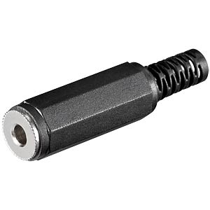 Klinkenkupplung, 2,5 mm, Mono, 2-pol FREI Klinkenkupplung, 2,5 mm, Mono, 2-pol FREI