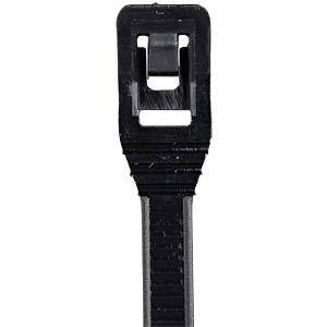 WETEC Kabelbinder – 100 Stück, 280x3,5 Mm, Schwarz, UV-beständig, Zugfestigkeit 180 N, Für Außen- & Innenbereich