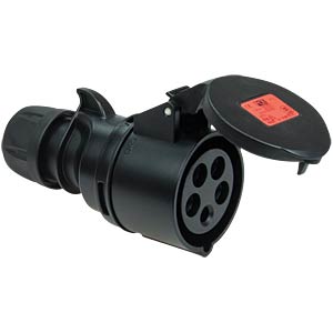 SHARK-Kupplung - 16A, 5p 6h - schwarz PC ELECTRIC 215-6X SHARK-Kupplung - 16A, 5p 6h - schwarz PC ELECTRIC 215-6X