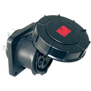 Anbaudose ger.125A 5p 6h IP67 schwarz TW PC ELECTRIC 345-6xs Anbaudose ger.125A 5p 6h IP67 schwarz TW PC ELECTRIC 345-6xs