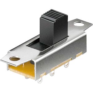 Schiebeschalter-Miniatur, Lötanschluss, 2x UM FREI 