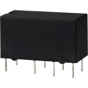 Signal Relay, THD, 5 VDC, 2 A, 2 CO OMRON G5V-2-H1 5DC BY OMZ