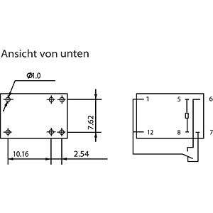 HJR-4102-L 24V: DIL miniature relay HJR-4102 24 V, 1 changeover contact 5 A  at reichelt elektronik  Reichelt
