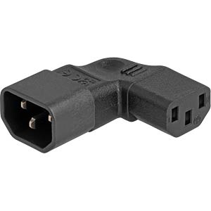 Câble D'alimentation C14 Vers C13 30 Cm Avec Interrupteur - 10A/250V - Pour PC, Serveurs, Appareils électriques - 8