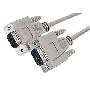 VGA Monitor Kabel 15-pol VGA Stecker, 5 m S-CONN 78050-5 VGA Monitor Kabel 15-pol VGA Stecker, 5 m S-CONN 78050-5