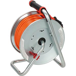 Brennenstuhl 1148370 Enrouleur Câble Jardin 25m Garant IP44 - Câble 3G1,5