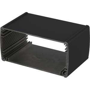 ABPH 1680-100: Alu-Profilgehäuse, ohne Deckel, 100 x 169 x 82 mm  