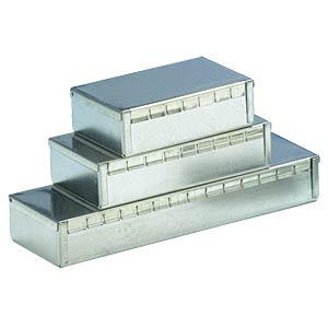 Stahlblechgehäuse, 83 x 50 x 26 mm, silber TEKO 372.16