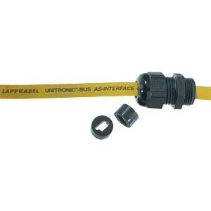 LAPP 53611001: Mehrfachdichteinsatz, M 20, 1-fach, AS-I, schwarz 