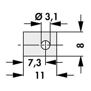 GLIMMER SOT 32 - Glimmerscheibe für Gehäuse SOT 32 GLIMMER SOT 32 - Glimmerscheibe für Gehäuse SOT 32
