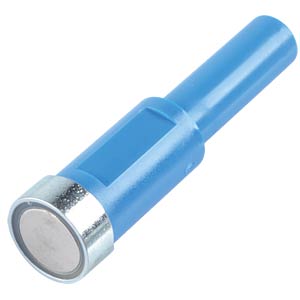 MAG D10F4 BL: magnetic Adapter, 10 mm, 4 A, blue at reichelt elektronik