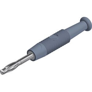 MSTF2 GR - Gefederter 2mm Stecker