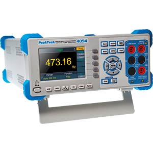 PEAKTECH 4094: Graphic Benchtop Multimeter, 55000 Counts, RS-232 At ...