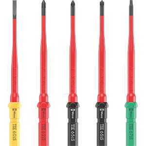 Wera Kraftform Kompakt VDE 60 IS – Tournevis Isolée 0.6x3.5x157 Mm, Lame Interchangeable, Sécurité 1000V, Précision Pro