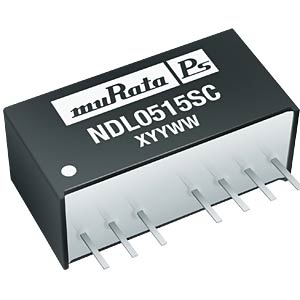 DC/DC-Wandler NDL, 2 W, 5 V, 400 mA, SIL, Single MURATA POWER SOLUTIONS NDL2405SC DC/DC-Wandler NDL, 2 W, 5 V, 400 mA, SIL, Single MURATA POWER SOLUTIONS NDL2405SC