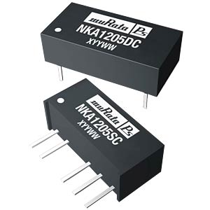 DC/DC-Wandler NKA, 1 W, 12 V, 42 mA, DIL, Dual MURATA POWER SOLUTIONS NKA0512SC DC/DC-Wandler NKA, 1 W, 12 V, 42 mA, DIL, Dual MURATA POWER SOLUTIONS NKA0512SC