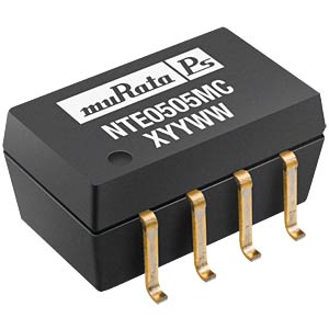 DC/DC-Wandler NTE, 1 W, 3,3 V, 303 mA, SMD, Single MURATA POWER SOLUTIONS NTE0503MC DC/DC-Wandler NTE, 1 W, 3,3 V, 303 mA, SMD, Single MURATA POWER SOLUTIONS NTE0503MC