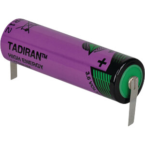 Pile spéciale LR6 (AA) lithium Tadiran Batteries SL360T cosses à souder en  U 3.6 V 2400 mAh 1 pc(s)