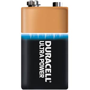 DURA UP 9V: Duracell Ultra Power, 9-volt block, including tester at ...