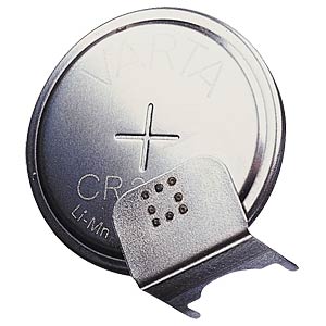 FREI Lithium button cell battery, 220 mAh, PCB assembly, horizontal ...