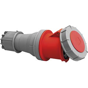 CEE-Kupplung,400V, 63A, rot, 5-pol. PC ELECTRIC 235-6 CEE-Kupplung,400V, 63A, rot, 5-pol. PC ELECTRIC 235-6