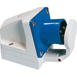 CEE-Wandgerätestecker o. Deckel, 230V, 16A PC ELECTRIC 513-6 CEE-Wandgerätestecker o. Deckel, 230V, 16A PC ELECTRIC 513-6