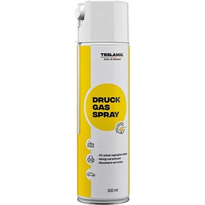 TESLANOL Druckluft Spray, Druckgas mit 600 ml und Spühröhrchen | Kälte- und Druckluftsprays günstig kaufen