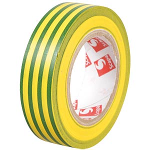 VDE-Isolierband, 25 m, Breite: 25 mm, grün/gelb FREI VDE-Isolierband, 25 m, Breite: 25 mm, grün/gelb FREI