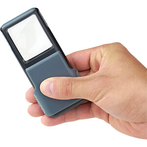 CAR PO-55: LED sliding magnifier, 5x at reichelt elektronik