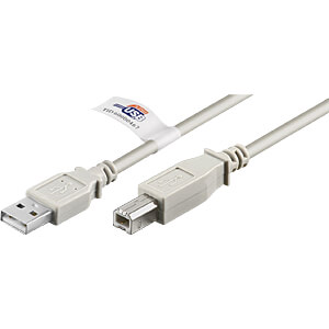 GOOBAY 50831 - USB 2.0 Kabel mit USB Zertifikat A-Stecker > B-Stecker